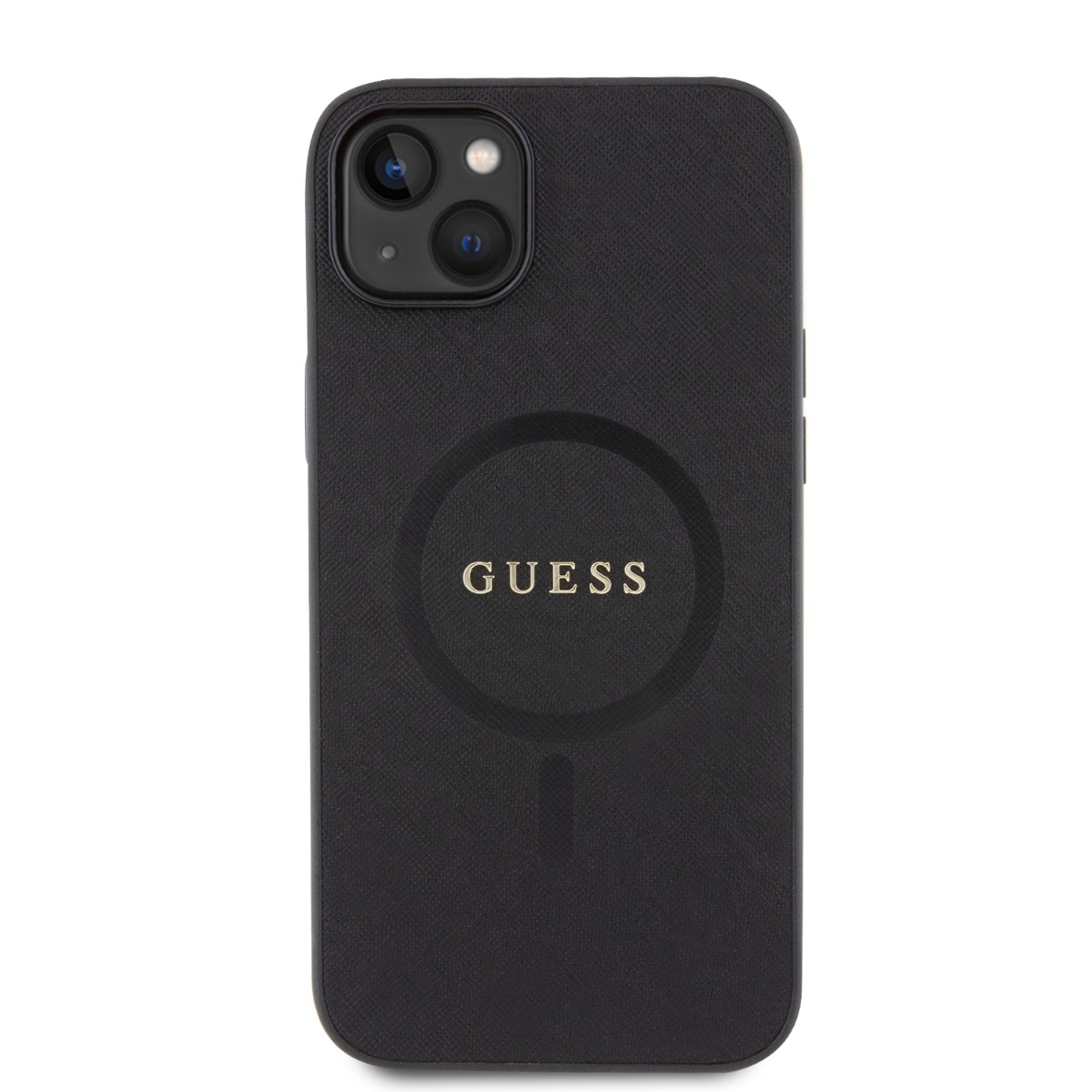 GUESS MAGSAFE Borító Apple IPhone 15 Telefonhoz Fekete