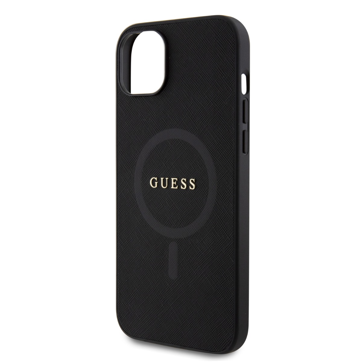 GUESS MAGSAFE Borító Apple IPhone 15 Telefonhoz Fekete