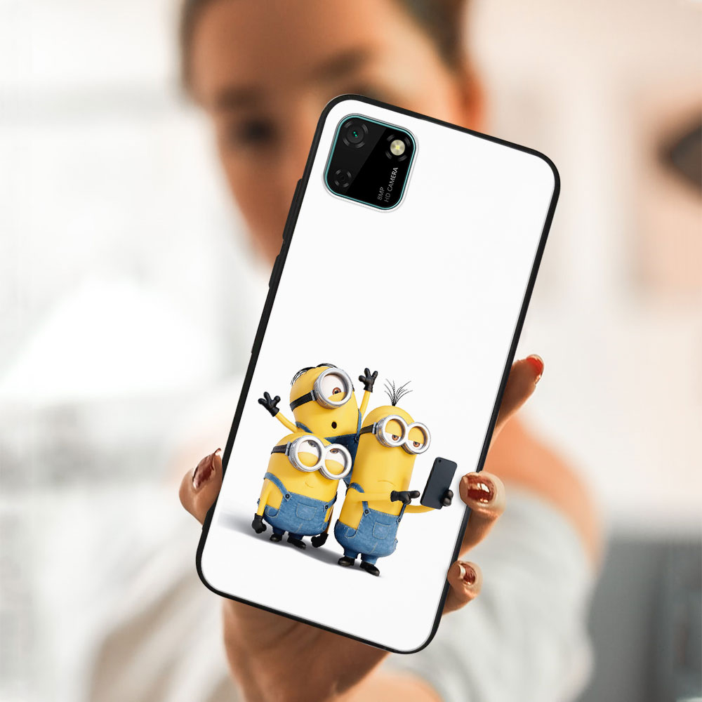 PROTEMIO MY ART Szilikon Tok A Huawei Y5p MINIONS SELFIE Készülékhez (022)