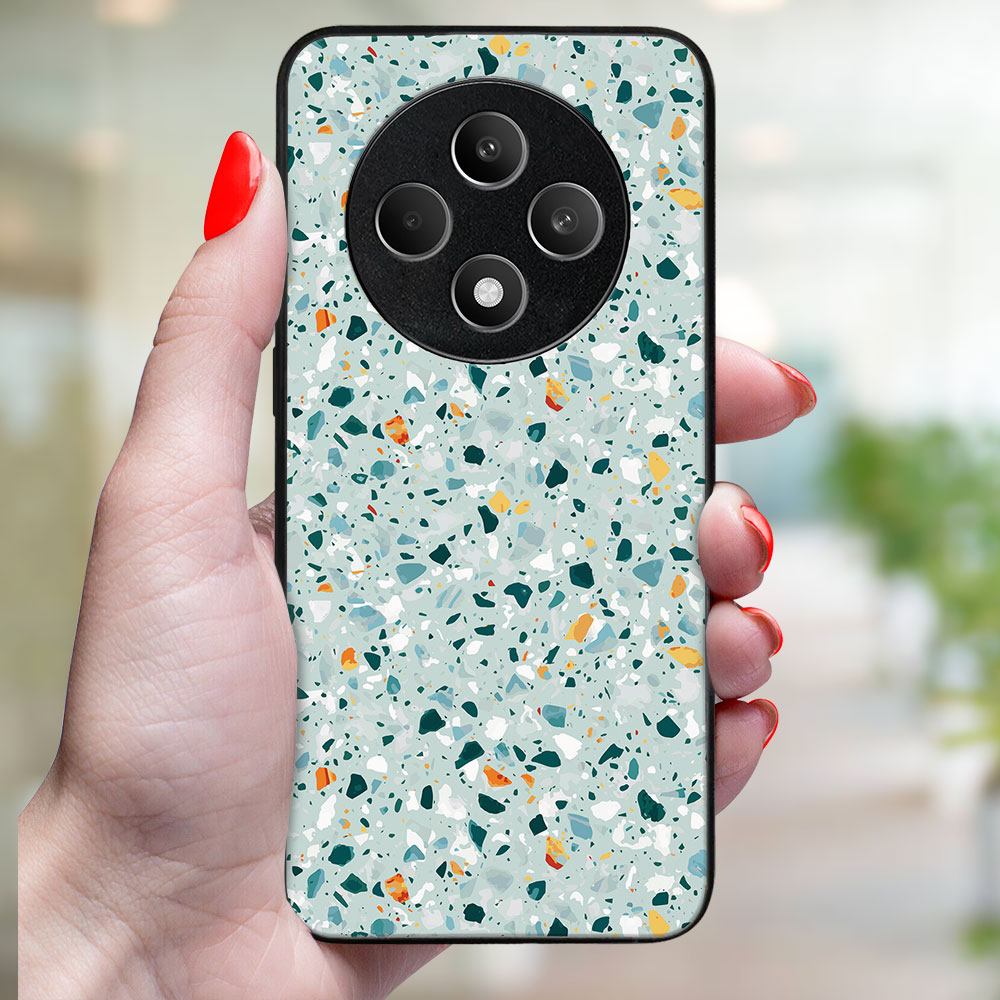 MY ART Védőburkolat A Oppo Reno12 FS-hez 5G BLUE TERRAZZO (164)