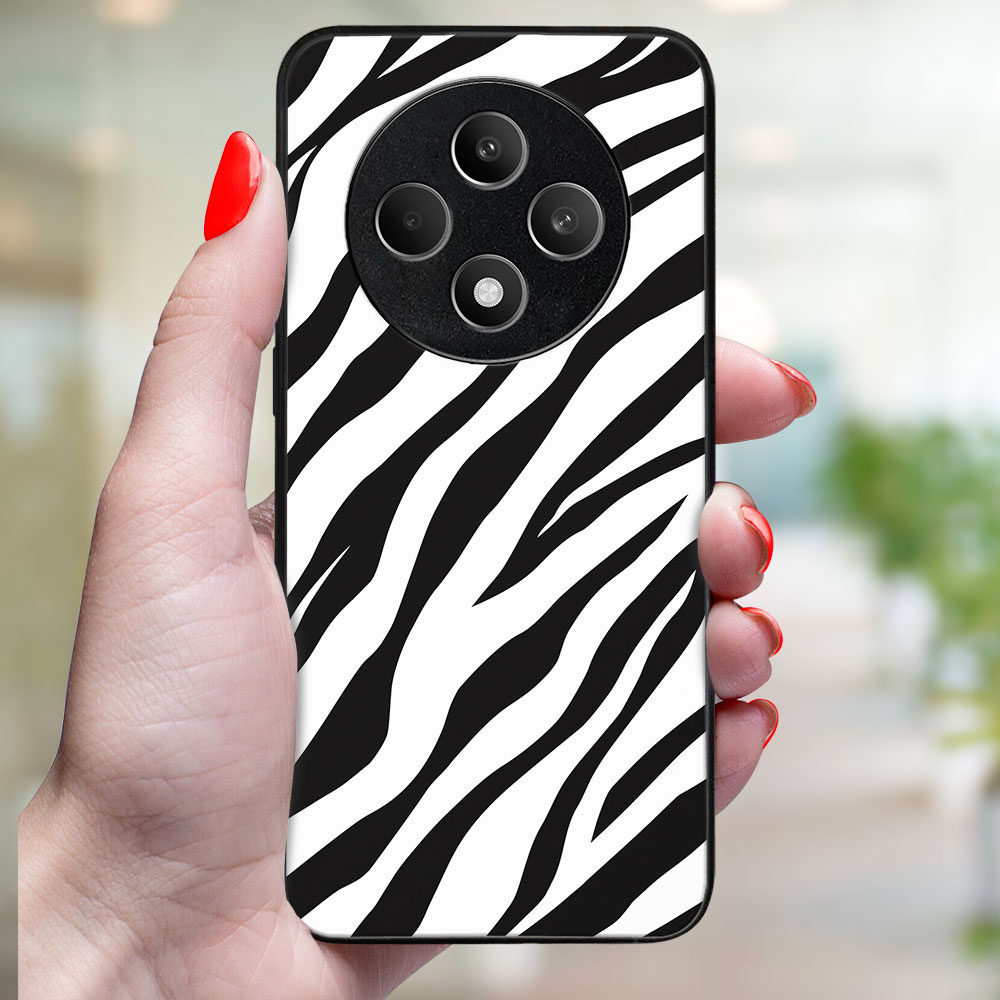 MY ART Védőburkolat Oppo Reno12 FS-hez 5G ZEBRA (237)