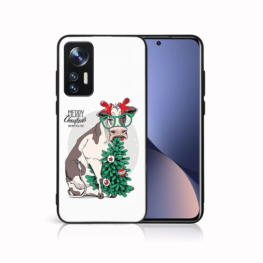 MY ART Karácsonyi Kivitelű Borító Xiaomi 12 Lite VIDÁM CHRISTMAS (074)