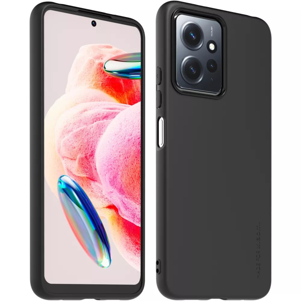 XIAOMI SET TPU Cover + Edzett üveg Xiaomi Redmi Note 12 Fekete