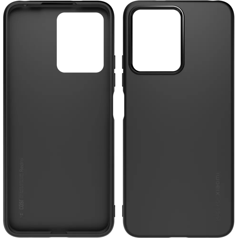 XIAOMI SET TPU Cover + Edzett üveg Xiaomi Redmi Note 12 Fekete