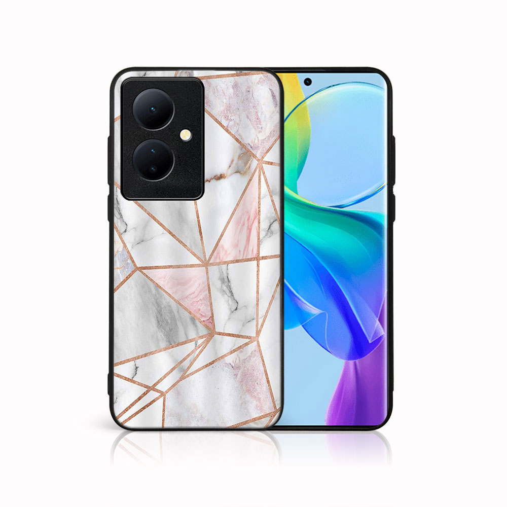 MY ART Védőburkolat: Vivo V29 Lite 5G PINK MARBLE (143)