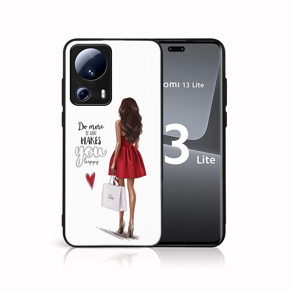 MY ART Védőburkolat: Xiaomi 13 Lite RED DRESS (137)