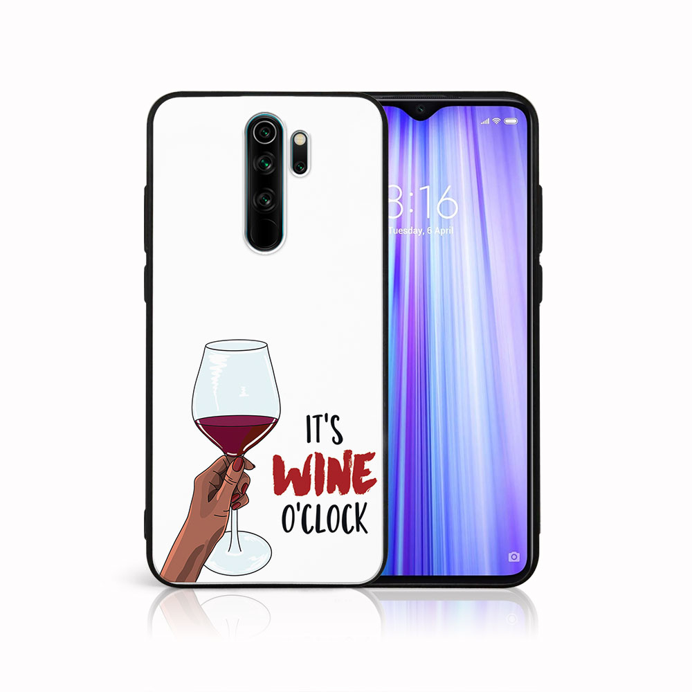 PROTEMIO MY ART Szilikon Tok Xiaomi Redmi Note 8 Pro WINE (007) Telefonhoz