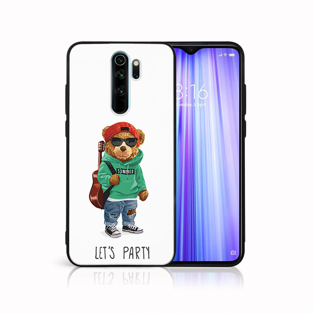 PROTEMIO MY ART Szilikon Borítás Xiaomi Redmi Note 8 Pro BEAR (008)