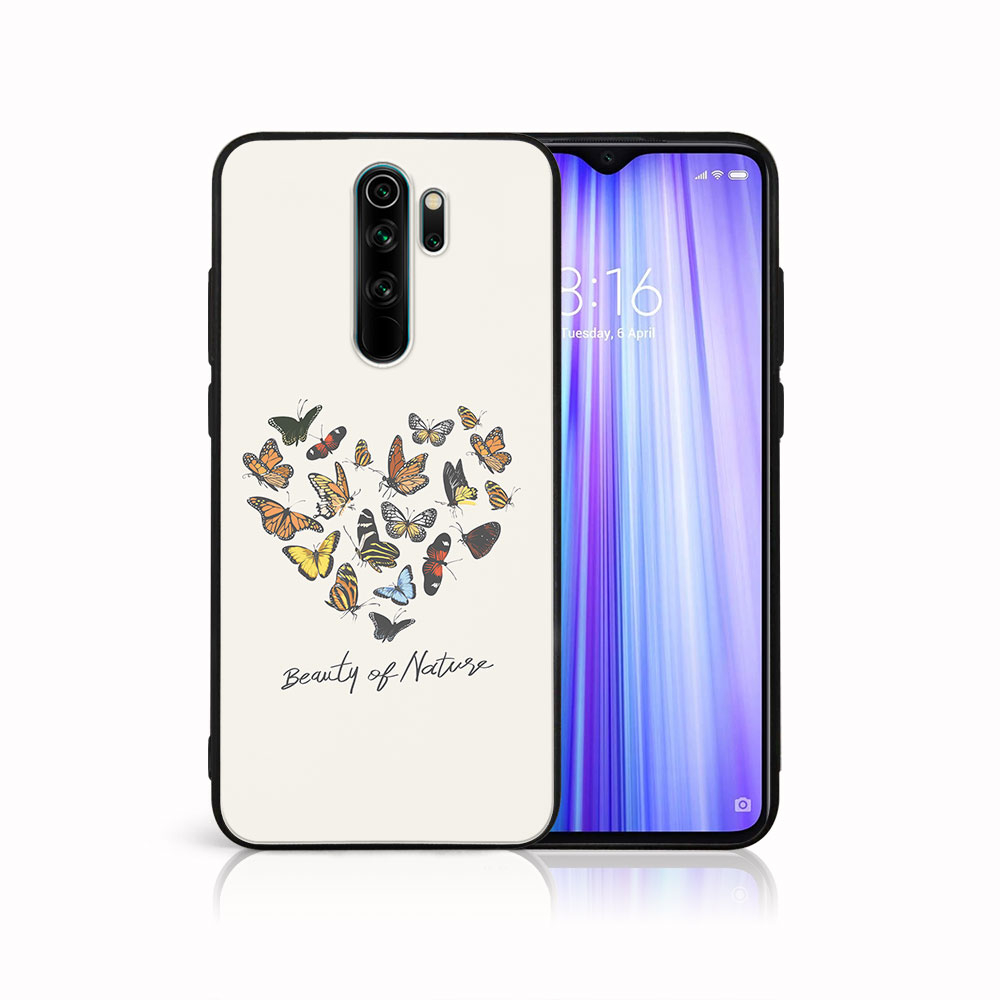 PROTEMIO MY ART Szilikon Borítás Xiaomi Redmi Note 8 Pro BUTTERFLIES (026)