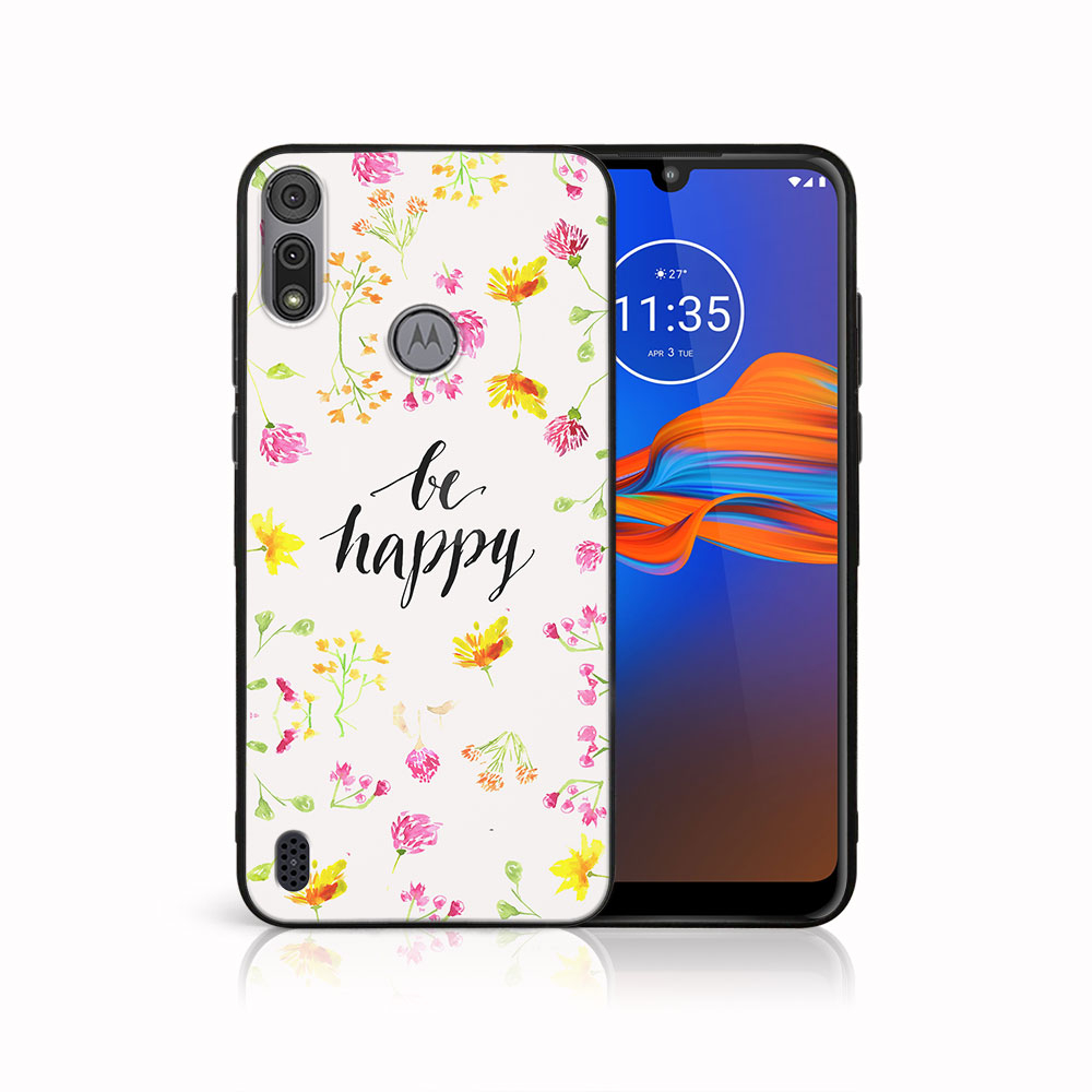 PROTEMIO MY ART Szilikon Borítás Motorola Moto E6s BE HAPPY (019)