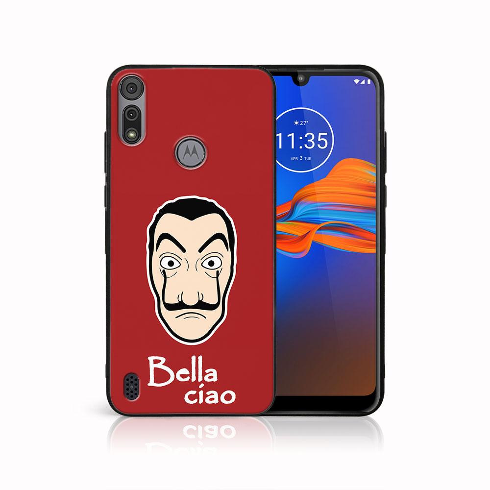 PROTEMIO MY ART Szilikon Borítás Motorola Moto E6s LA CASA DE PAPEL (027)