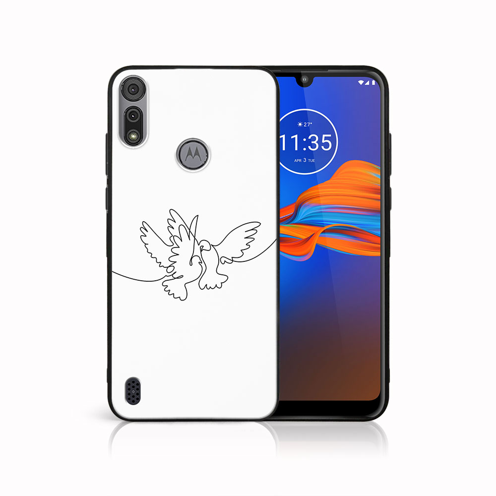 PROTEMIO MY ART Szilikon Borítás Motorola Moto E6s DOVE (031)