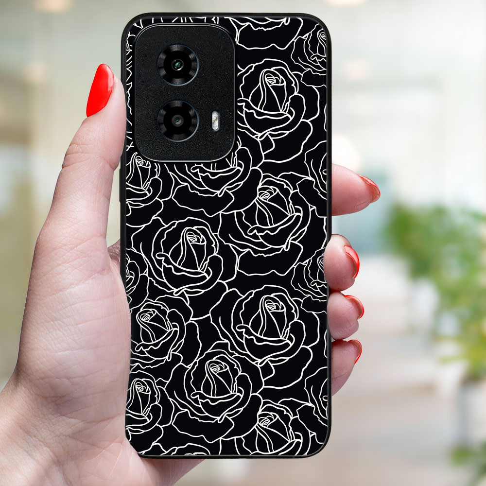 MY ART Védőburkolat A Motorola Moto G04 / G24 / G24 Teljesítményhez ROSES (172)