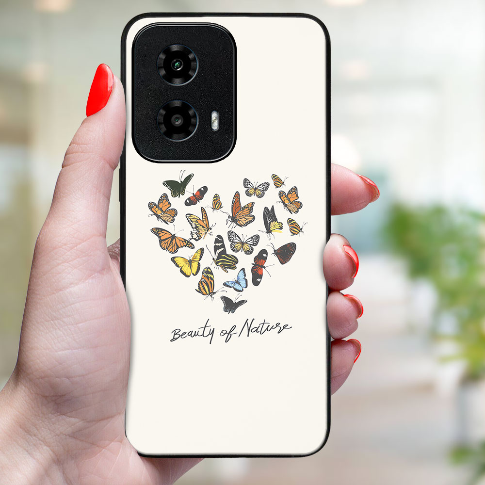 MY ART Védőburkolat A Motorola Moto G04 / G24 / G24 Teljesítményhez BUTTERFLIES (240)