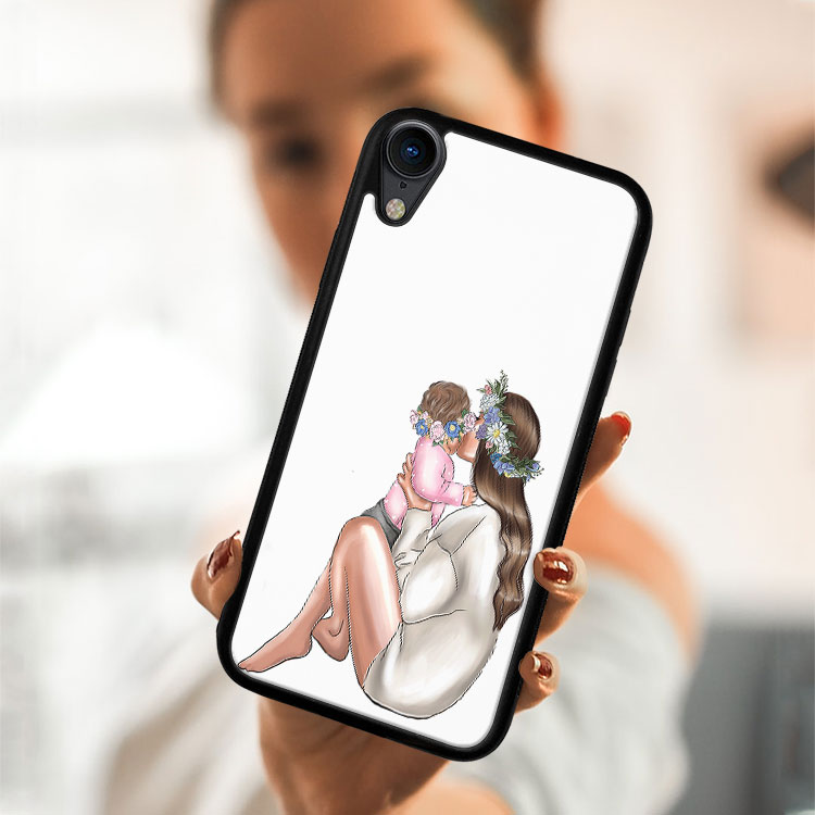 PROTEMIO MY ART Védőtok Apple IPhone XR BABY GIRL (111)