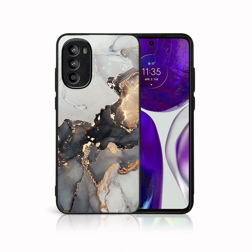 MY ART Védőtok Motorola Moto G62 5G GREY MARBLE (140) Készülékhez