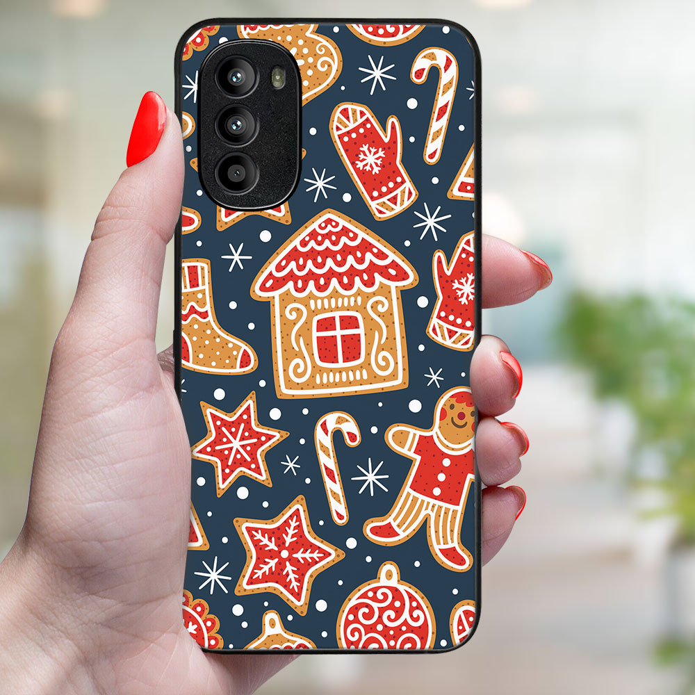 MY ART Borító Karácsonyi Dizájnnal Motorola Moto G62 5G CHRISTMAS (069)