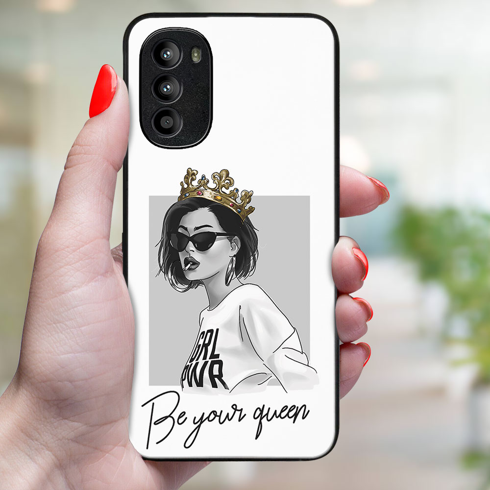 MY ART Védőburkolat Motorola Moto G62 5G QUEEN (139) Telefonhoz