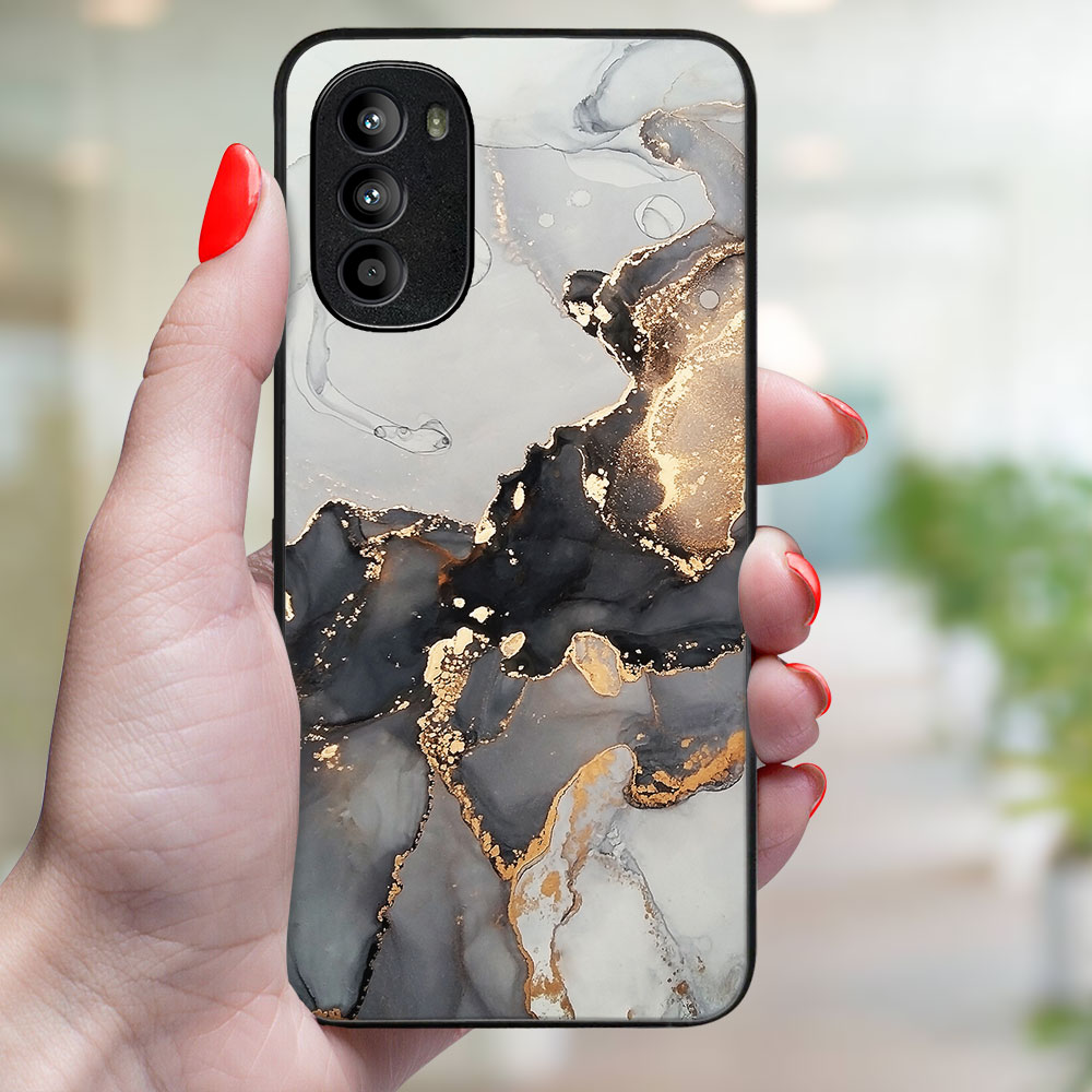 MY ART Védőtok Motorola Moto G62 5G GREY MARBLE (140) Készülékhez