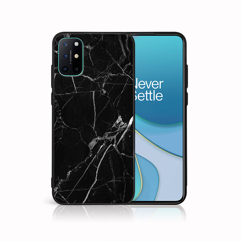 PROTEMIO MY ART Védőtok OnePlus 8T - BLACK MARBLE (142)