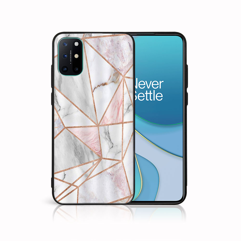 PROTEMIO MY ART Védőhuzat OnePlus 8T-hez - PINK MARBLE (143)