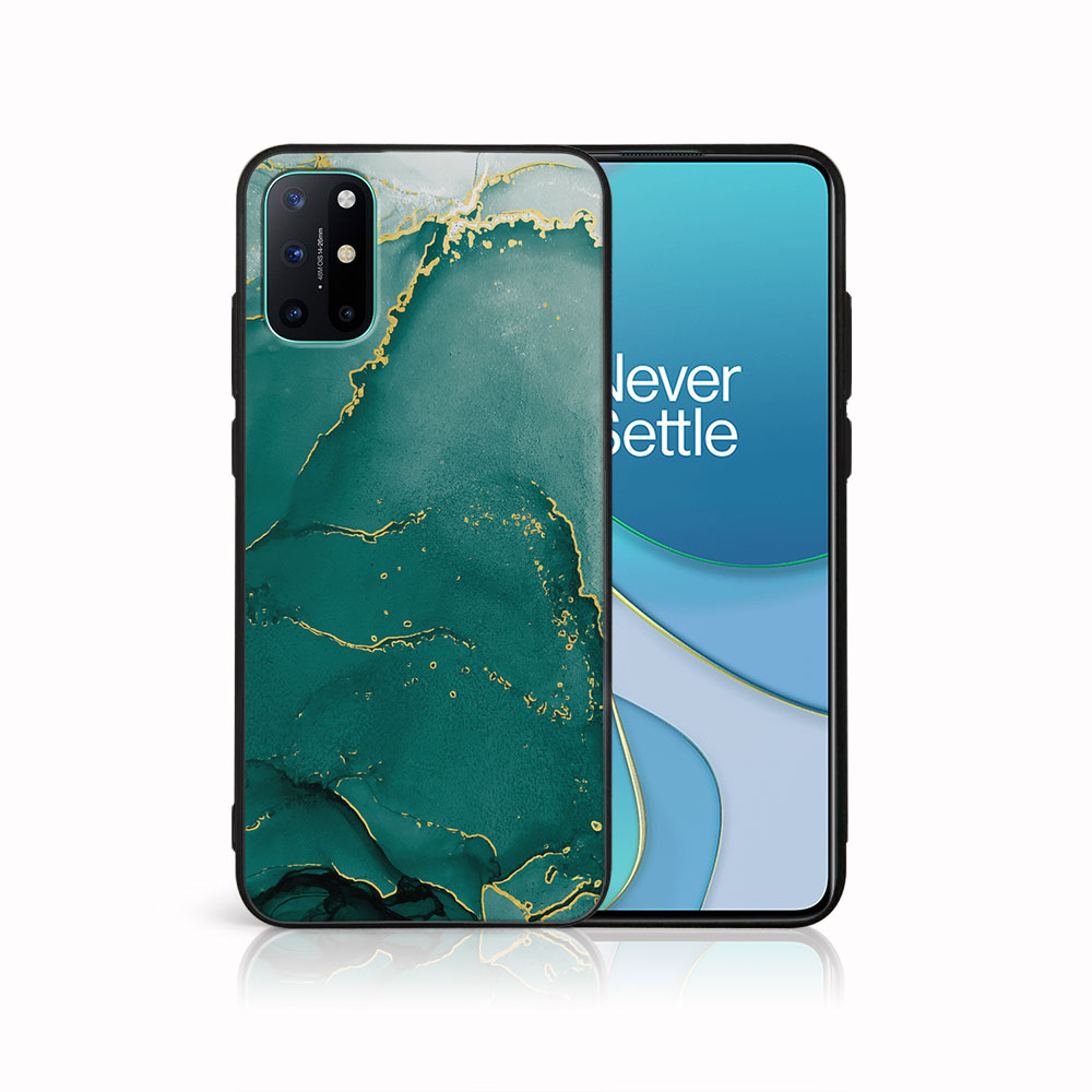 PROTEMIO MY ART Védőtok OnePlus 8T -GREEN MARBLE (145)