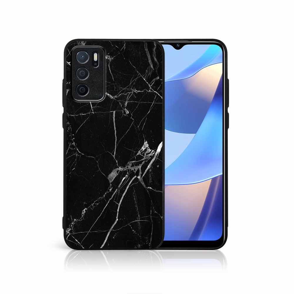 PROTEMIO MY ART Védőtok Oppo A16 / A16s BLACK MARBLE (142)