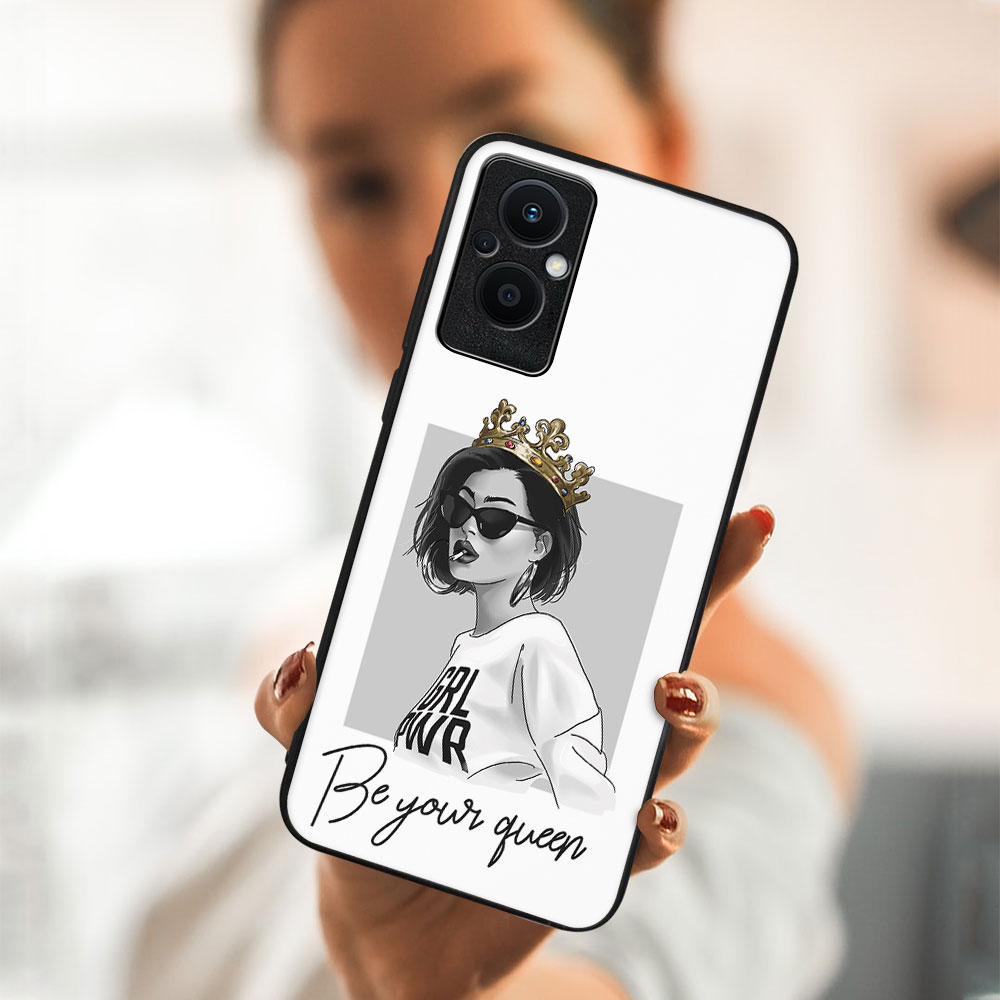 PROTEMIO MY ART Védőtok Oppo Reno7 Lite 5G QUEEN (139)