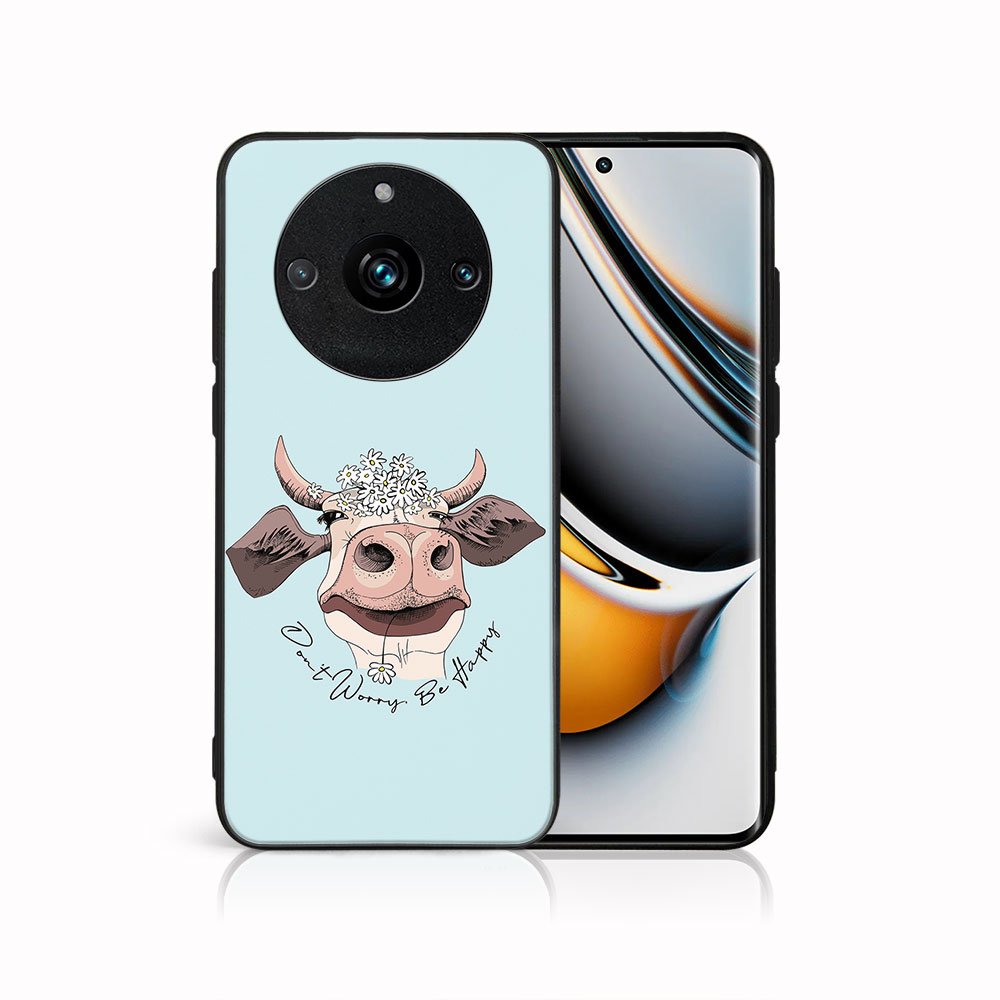 MY ART Védőburkolat A Realme 11 Pro 5G / Pro+ 5G HAPPY COW (181)-hoz