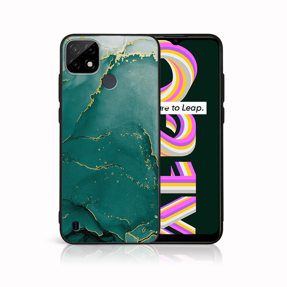 PROTEMIO MY ART Realme C21 -GREEN MARBLE (145)