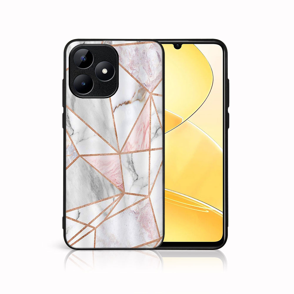 MY ART Védőburkolat: Realme C51 PINK MARBLE (143)