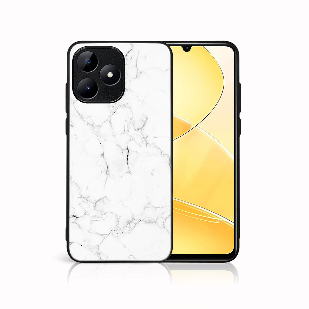 MY ART Védőburkolat: Realme C51 WHITE MARBLE (144)