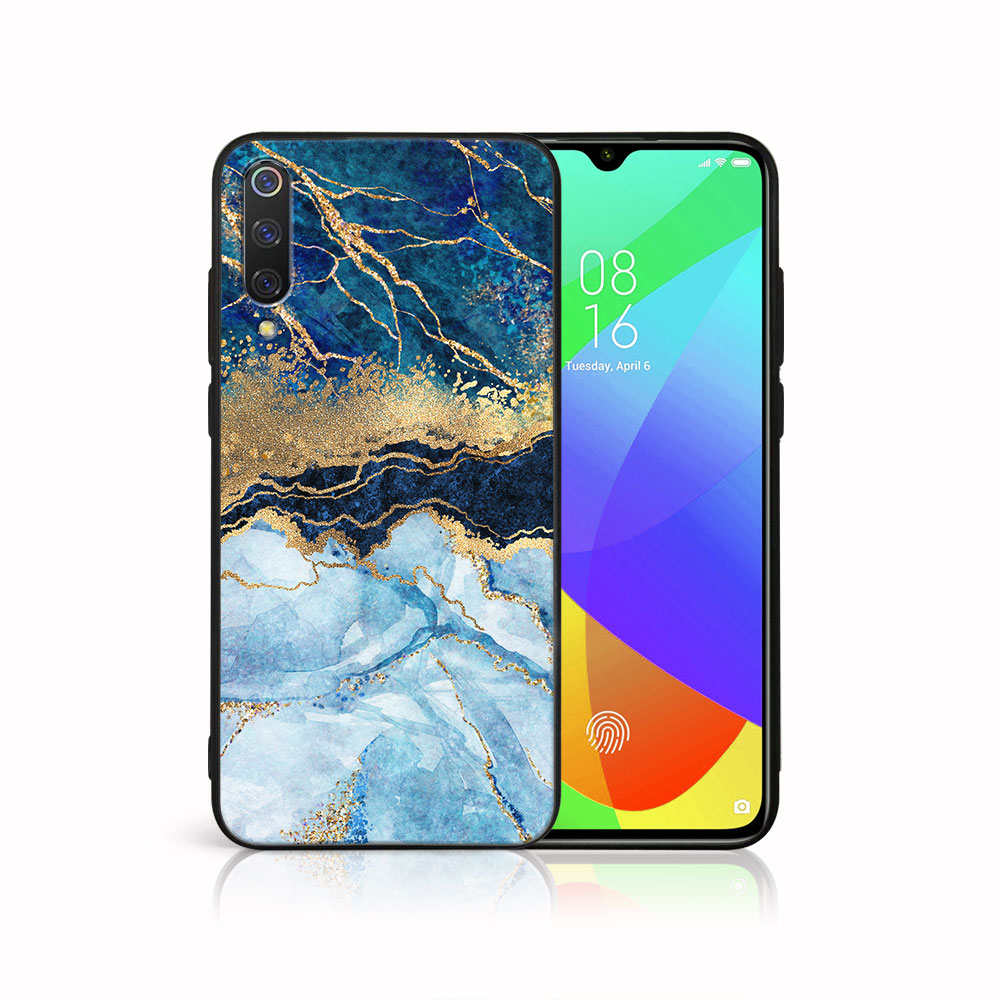 MY ART Védőtok Xiaomi Mi 9 SE Telefonhoz - BLUE MARBLE (141)