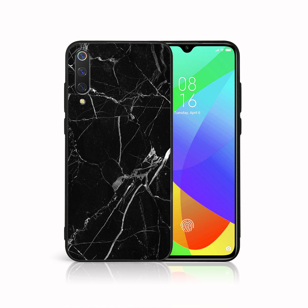 MY ART Védőtok Xiaomi Mi 9 SE - BLACK MARBLE (142)