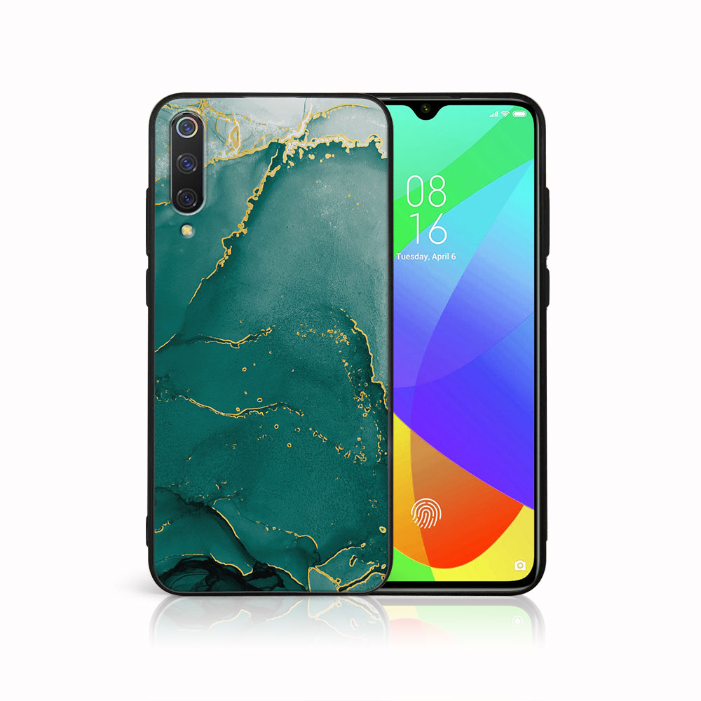 MY ART Védőtok Xiaomi Mi 9 SE -GREEN MARBLE (145)