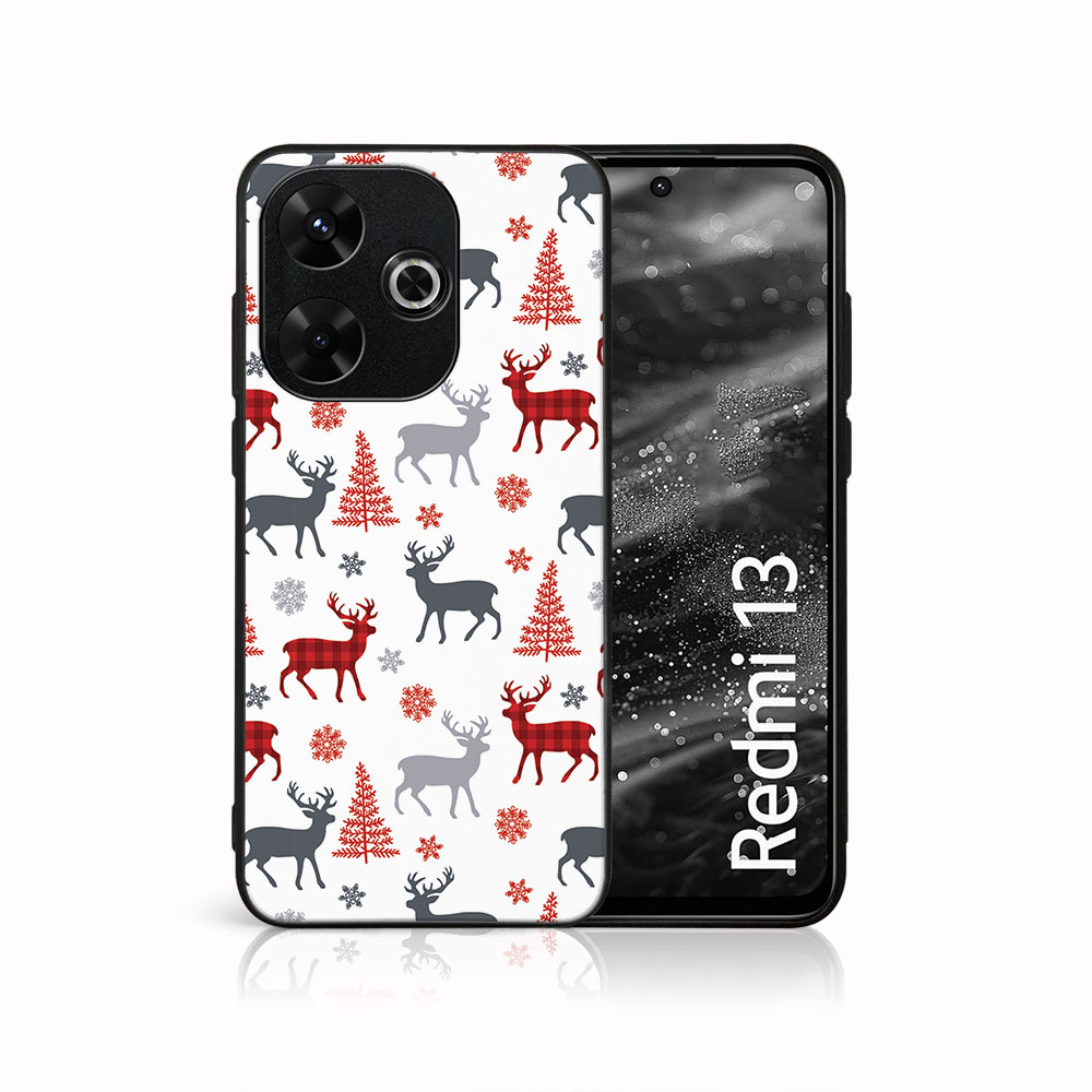 MY ART Karácsonyi Kivitelű Borító Xiaomi Redmi 13 DEER (068)