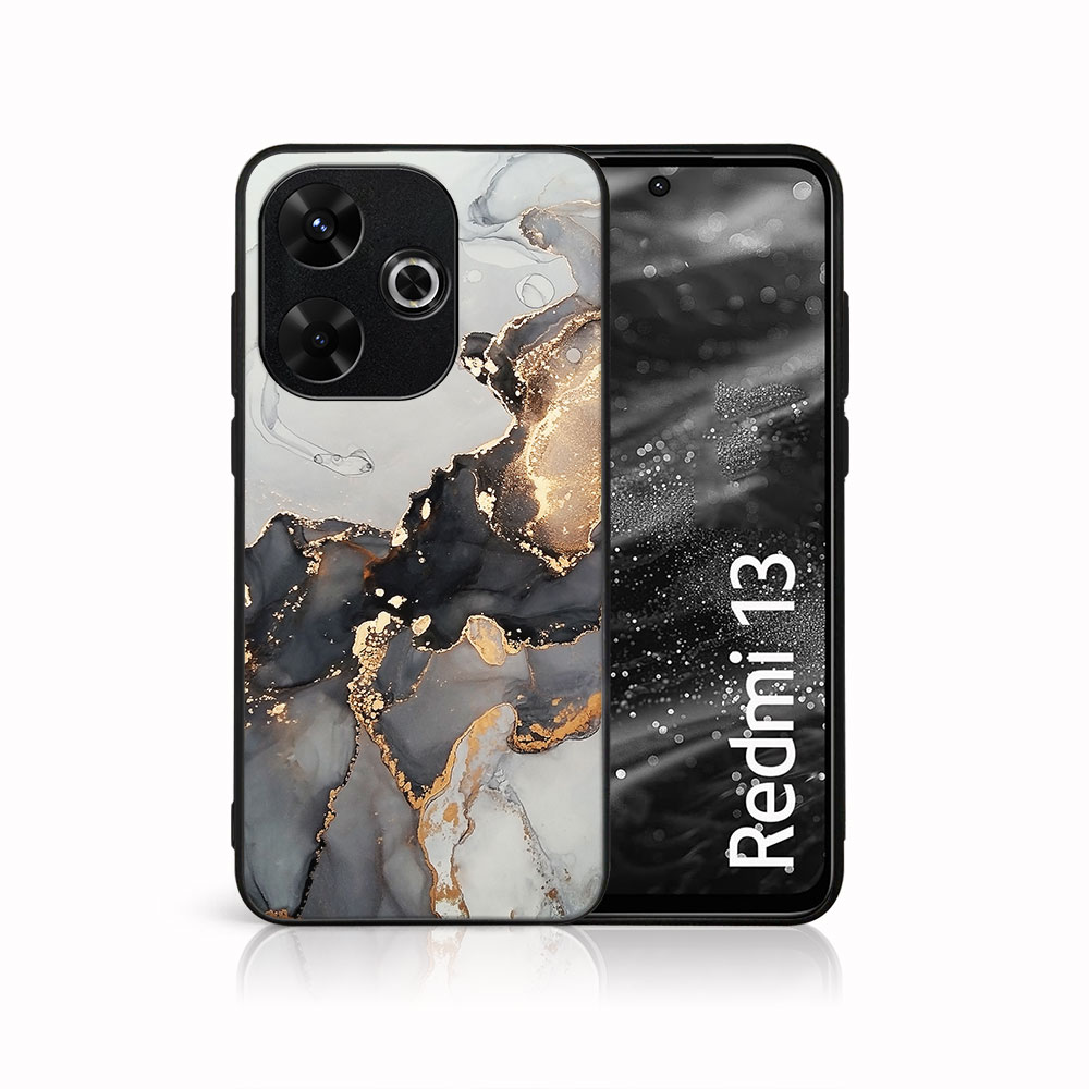 MY ART Védőburkolat A Xiaomi-hoz Redmi 13 GREY MARBLE (140)