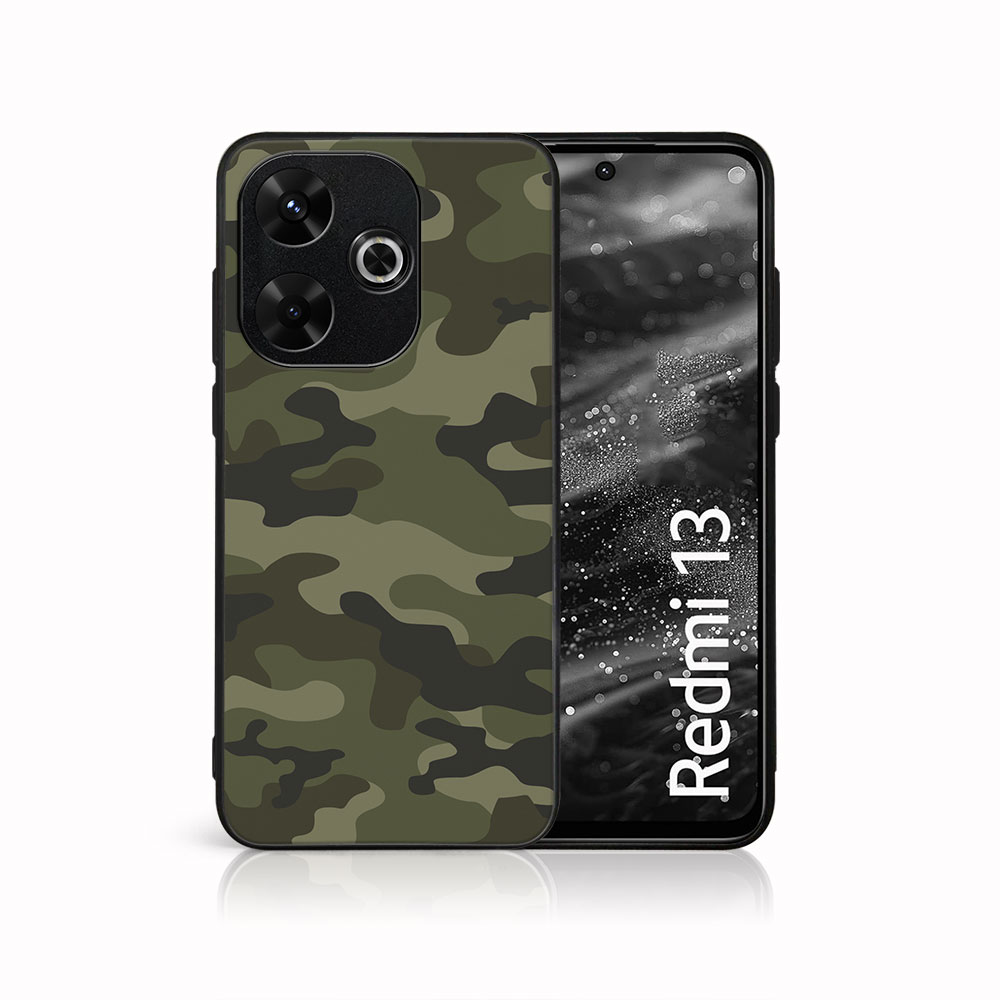 MY ART Védőburkolat A Xiaomi-hoz Redmi 13 GREEN CAMO (235)