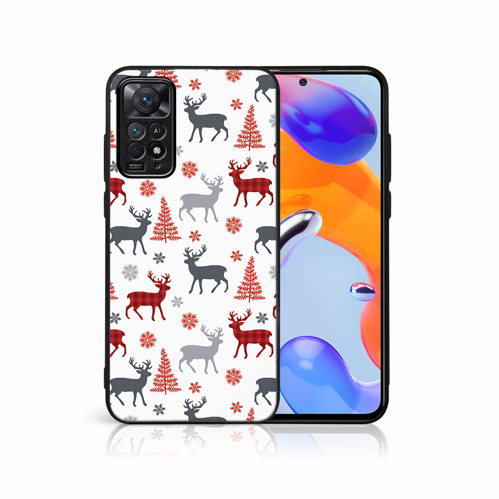 MY ART Borító Karácsonyi Dizájnnal Xiaomi Redmi Note 11 / NOTE 11S DEER (068)