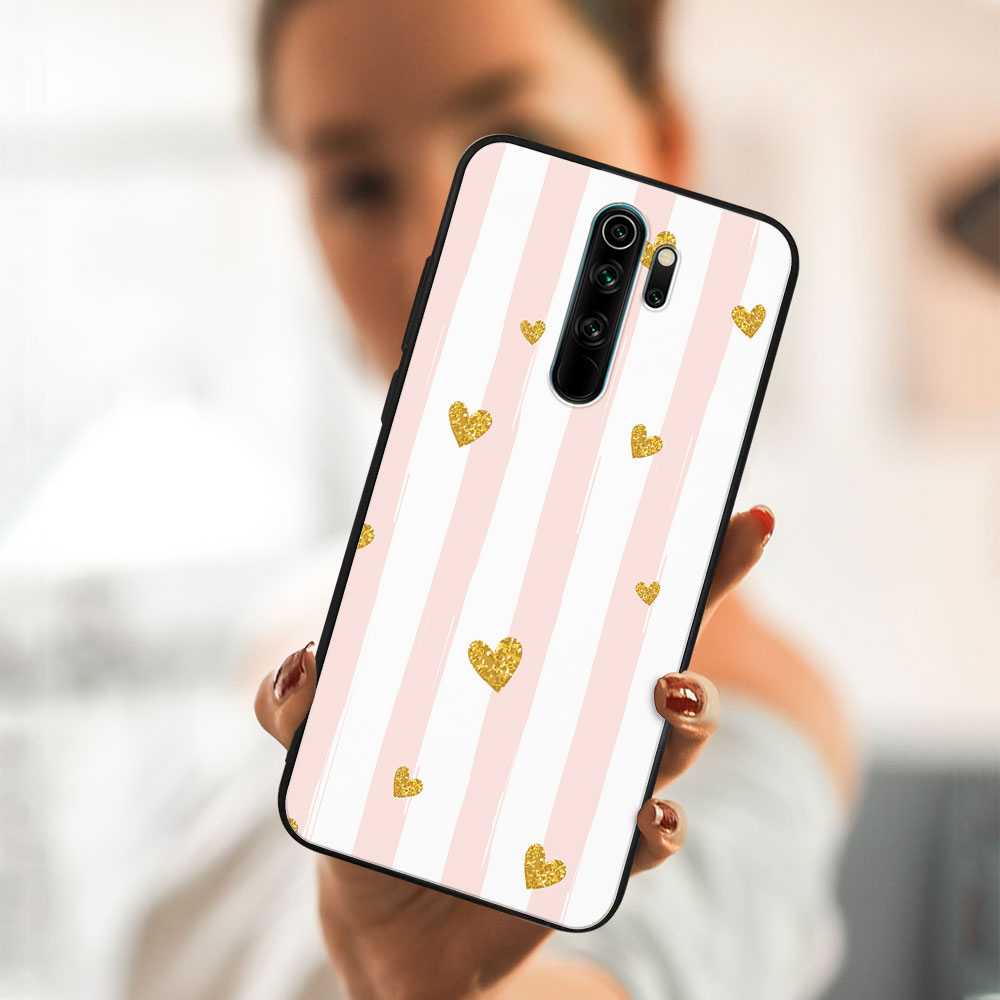 PROTEMIO MY ART Szilikon Borítás Xiaomi Redmi Note 8 Pro HEARTS (006)