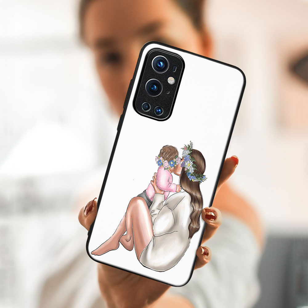 PROTEMIO MY ART Protective Case OnePlus 9 Pro - BABY GIRL (111)