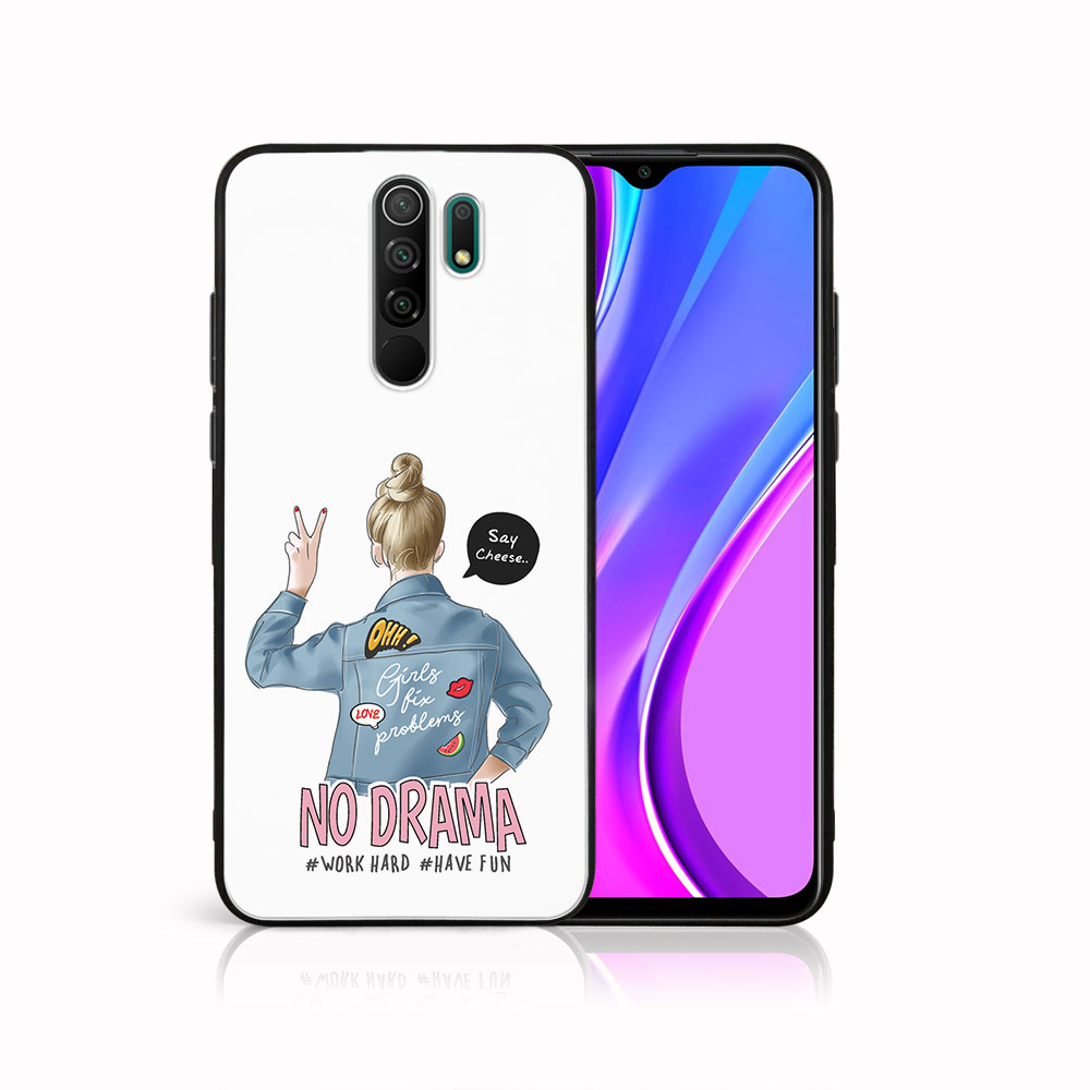 PROTEMIO MY ART Szilikon Tok Xiaomi Redmi 9 NO DRAMA (138)