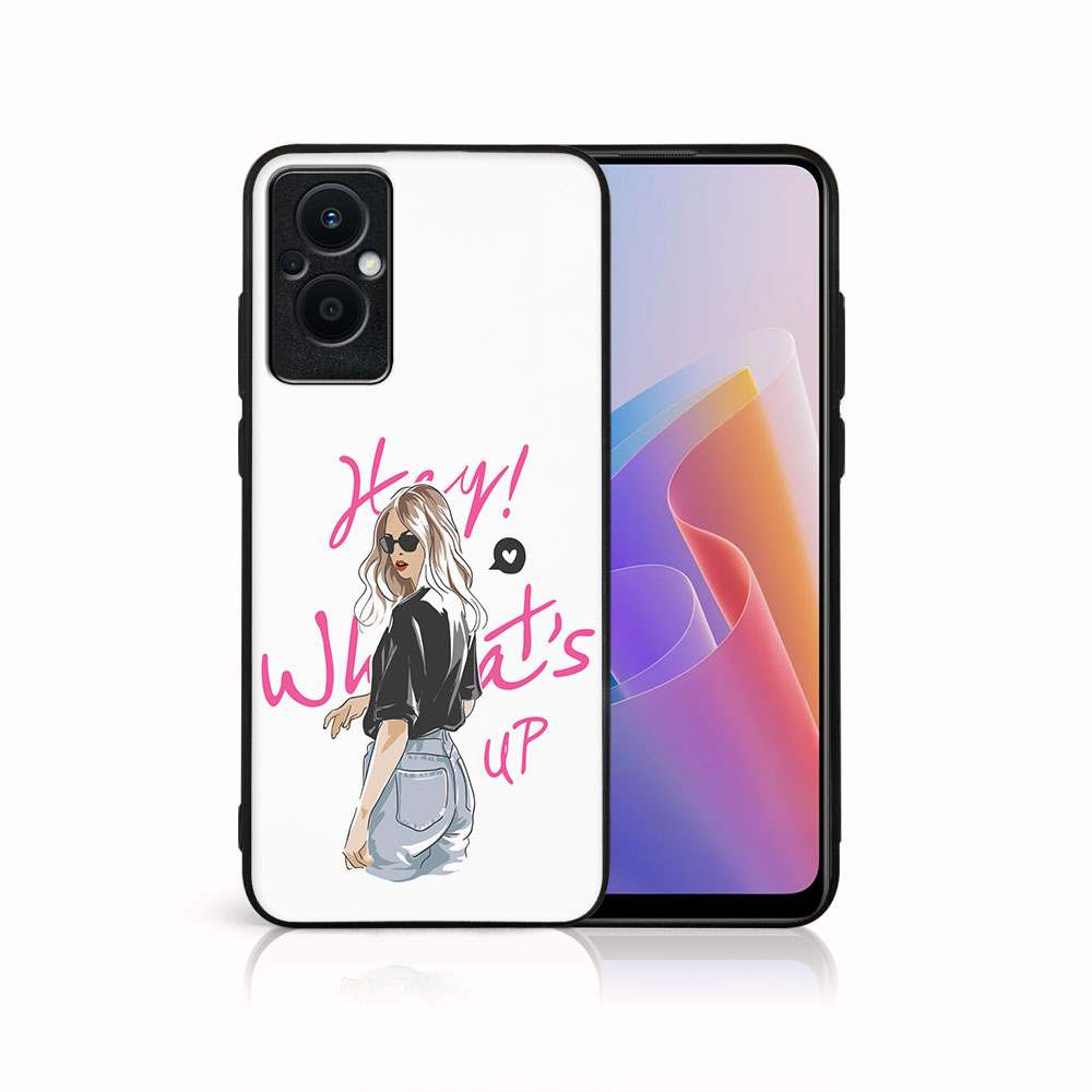 PROTEMIO MY ART Védőtok Oppo Reno7 Lite 5G WHATSUP (132)