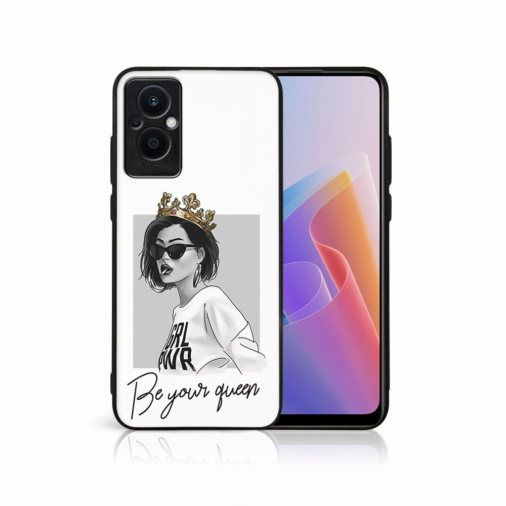 PROTEMIO MY ART Védőtok Oppo Reno7 Lite 5G QUEEN (139)