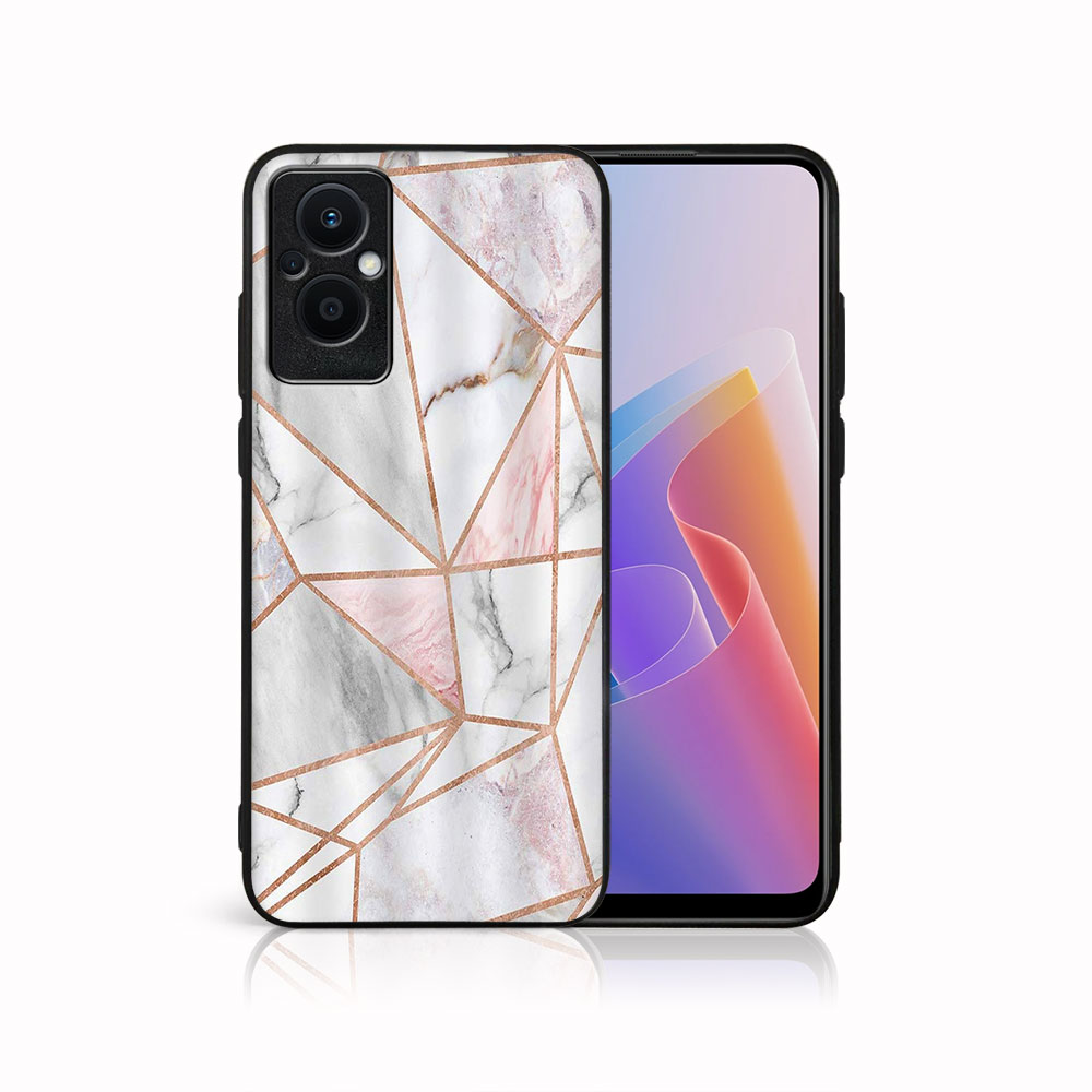 PROTEMIO MY ART Védőtok Oppo Reno7 Lite 5G PINK MARBLE (143)