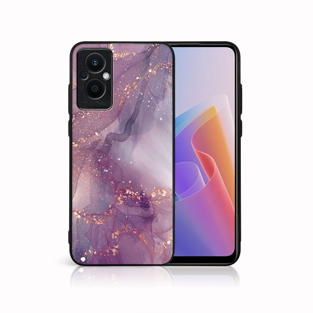 PROTEMIO MY ART Védőtok Oppo Reno7 Lite 5G PURPLE (148)