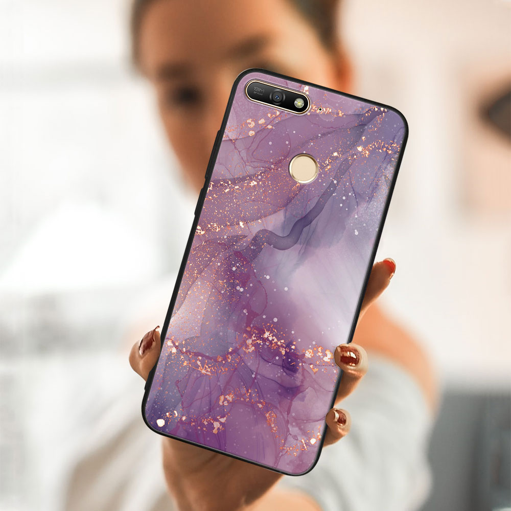 MY ART Védőburkolat Huawei Y6 Prime 2018 PURPLE (148) Készülékhez