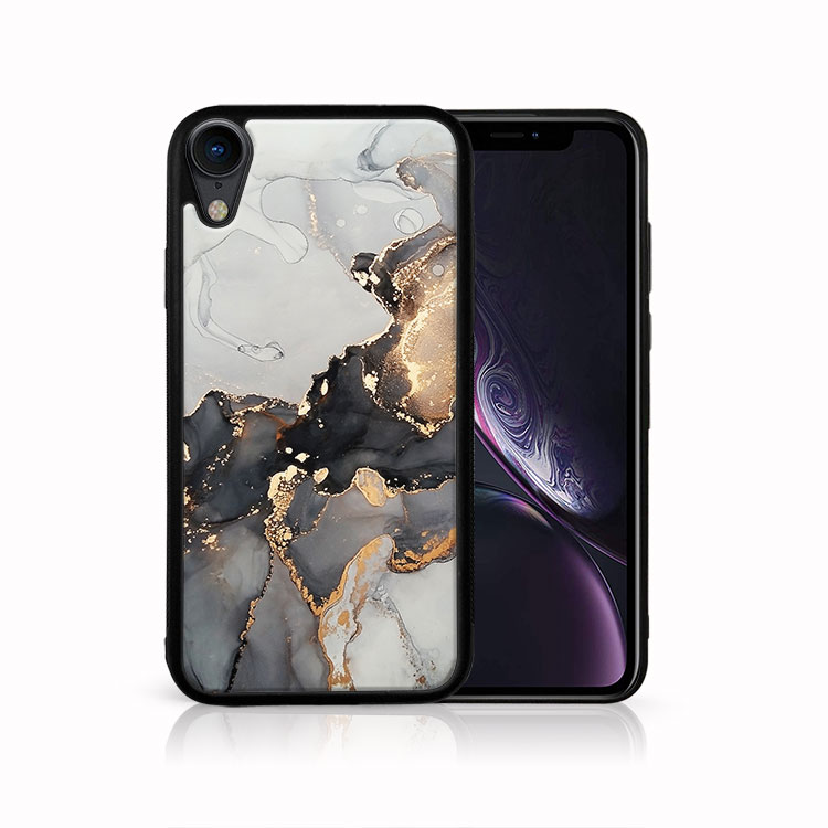 PROTEMIO MY ART Védőtok Apple IPhone XR -hez GREY MARBLE (140)