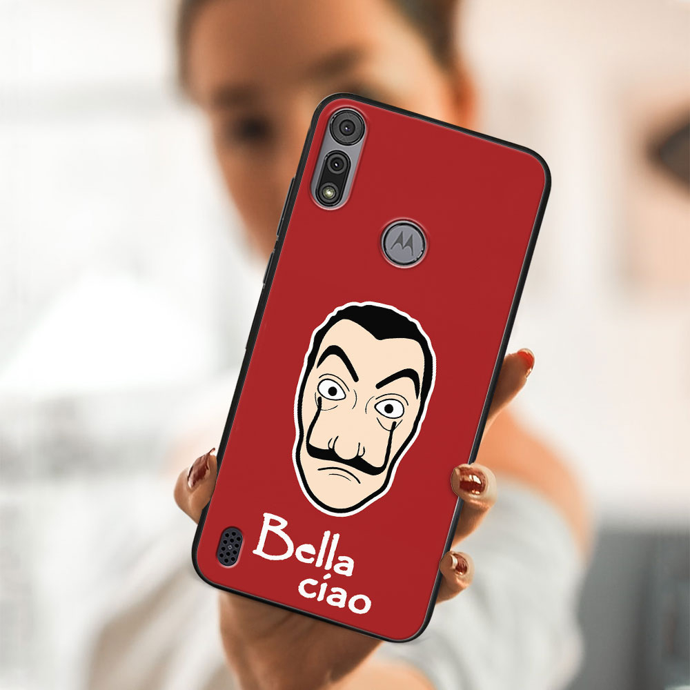 PROTEMIO MY ART Szilikon Borítás Motorola Moto E6s LA CASA DE PAPEL (027)