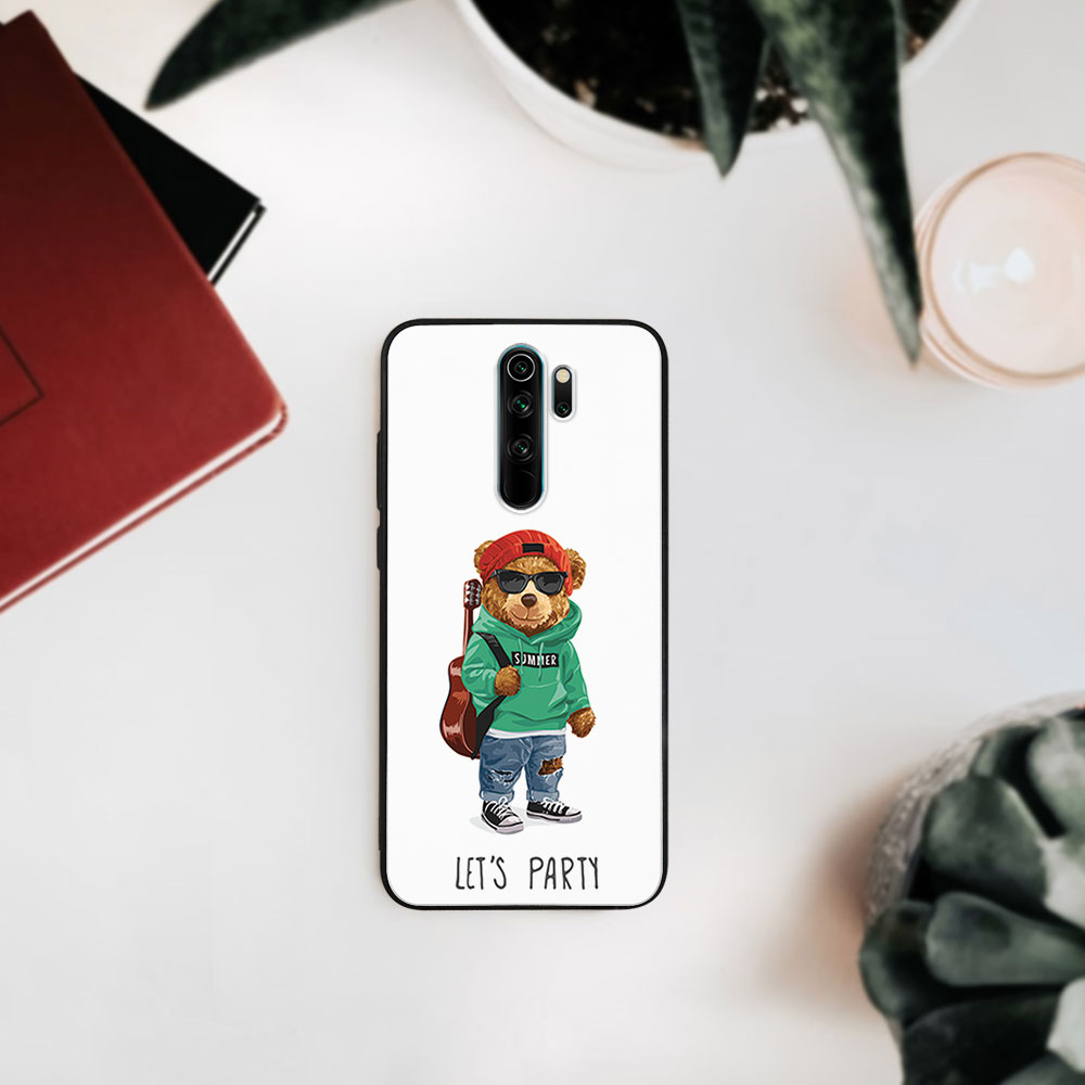 PROTEMIO MY ART Szilikon Borítás Xiaomi Redmi Note 8 Pro BEAR (008)